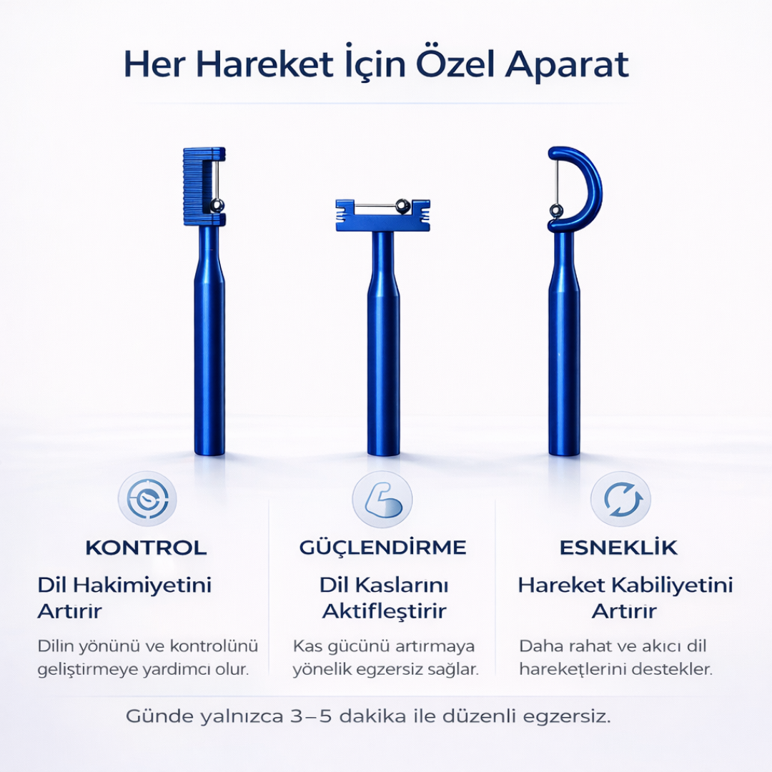 Peakruma® Çocuklar İçin Dil Egzersiz Seti + E-kitap Hediye